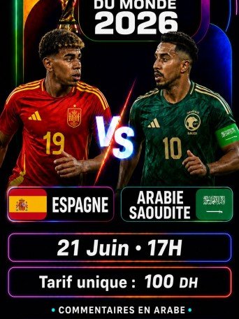 ESPAGNE VS ARABIE SAOUDITE